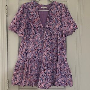 Emerson Fry Purple Floral Dress